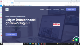 Erpera Bilişim Çözüm Ortaklığı Web sitesi