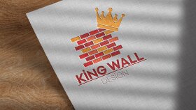 King Wall Design için yaptığım LOGO