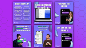 Replyit.ai – Sosyal Medya Puzzle Post Seti