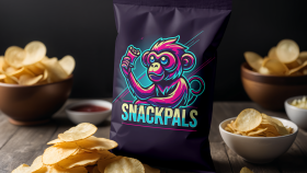 SNACKPALS - Logo Maskot Çizimi