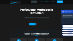 Esprint Matbaacılık için Özel Websitesi