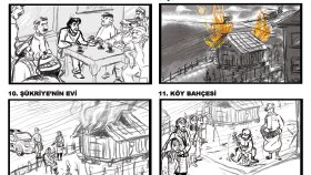 Kısa film storyboard çalışmam