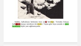 Sadako kitabı fiilimsileri ve isim tamlaması çıkarma 