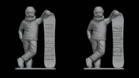 Ergan Dağı Yazılı Snowboard Modelleme