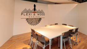 Plexi & Wood Design Logo Tasarımı