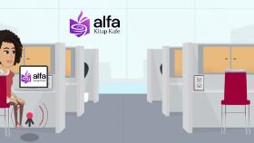 Alfa Kitap Kafe Animasyon Reklam Tanıtım Filmi
