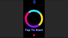 Color Switch tarzı bir oyun