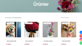 Bir Çiçek Al - WordPress Çiçekçi Sitesi