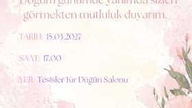 Doğum günü davetiyesi✨💕 