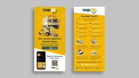 Taşı24 Firmasına hazırlamış olduğum Flyer Tasarımı
