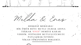 Hikayelerini Anlatan Davetiye Tasarımı