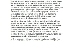3D Dergisi 3DMADMAX tanıtım yazısı
