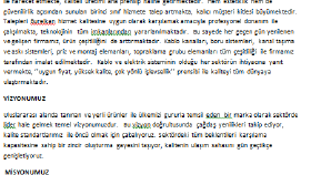 Hakkımızda Yazısı 