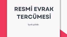 Vekaletname Tercümesi (TR to EN)