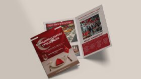 Katering – Cumhuriyet Bayramı kampanyası broşür tasarımı
