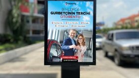 Kurumsal Oto Kiralama için banner tasarımları