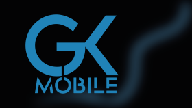 GK Mobile, firması için oluşturduğum logo tasarımı