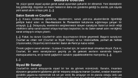 Gustave Courbet İçeriği