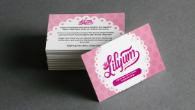 Lilyum Tatlı Kafe & Waffle Kartvizit