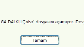 İlk iş örneği