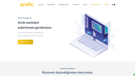Praticprompter - website tasarımı