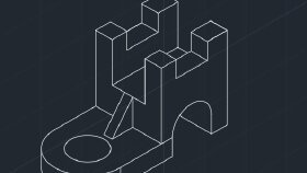 Autocad İzometrik Parça Çizimi