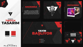 9999fps twitch ve twitter tasarımları