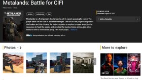 Metalands: Battle for CIFI - IMDB Kaydı