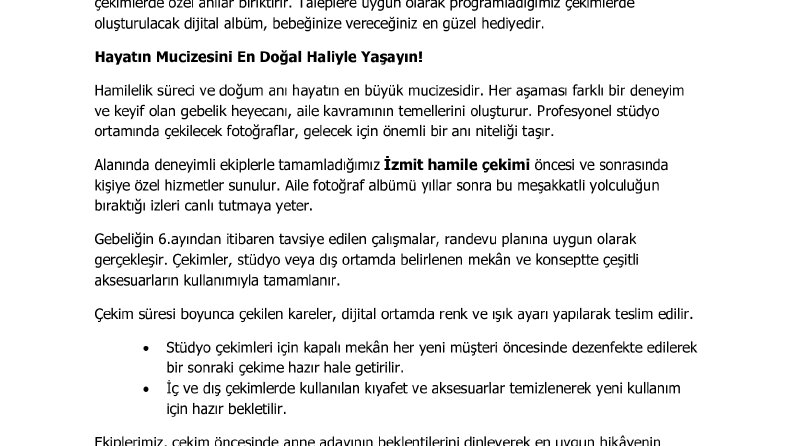 İzmit Fotoğraf Evi Web Sitesi 