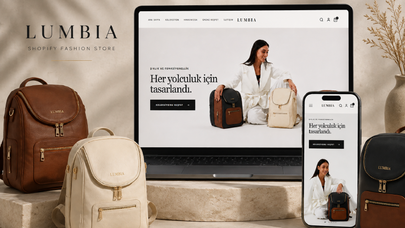 LUMBIA – Premium Shopify E-Ticaret Sitesi Tasarımı