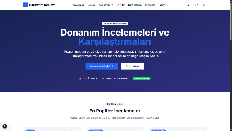Ürün Karşılaştırma Sitesi