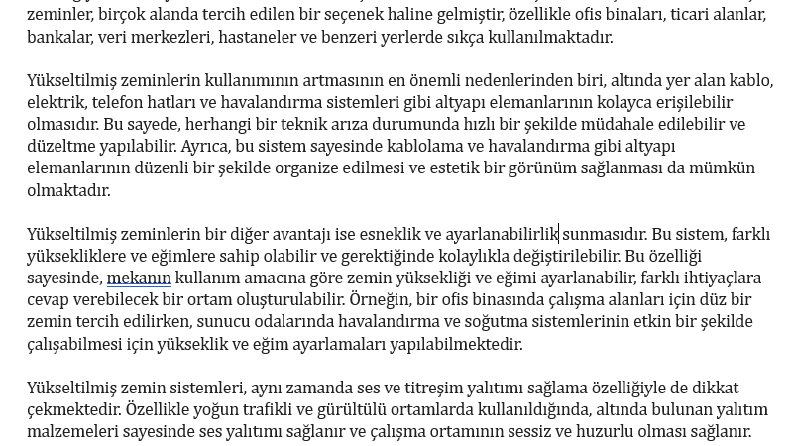 Zemin Çeşitleri - SEO UYUMLU 750 KELİMELİK WEB SİTE İÇERİĞİ