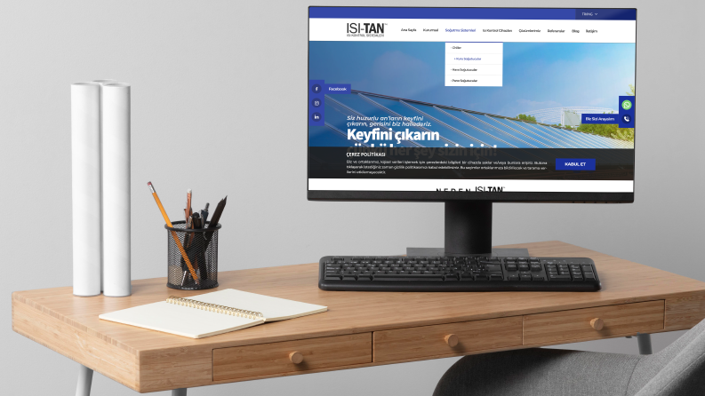 Creart Ajans (ISI-TAN) Web Site Tasarım Çalışması