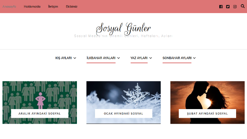 Sosyal Günler İçerik Editörlüğü