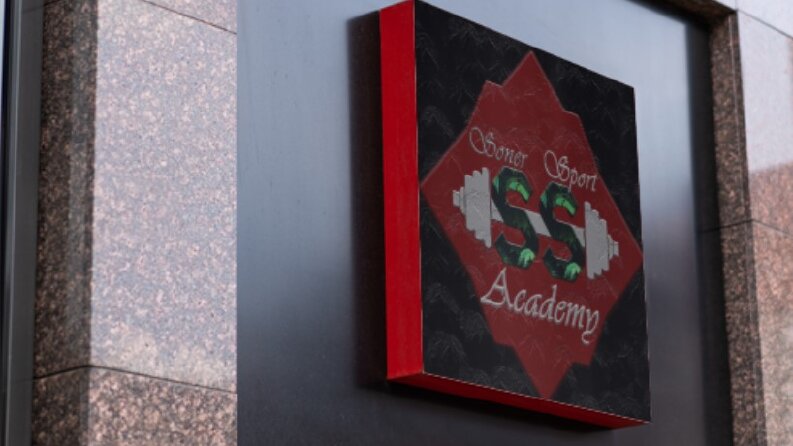 spor salonu işletmesi logo tasarımı