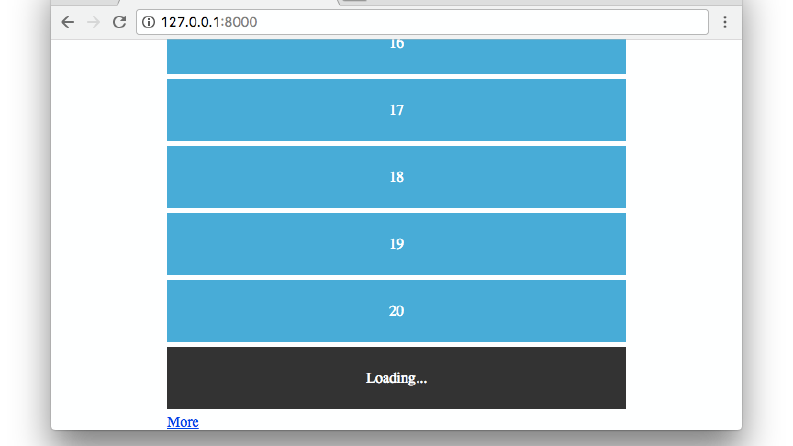 Jquery Infinity Scroll
