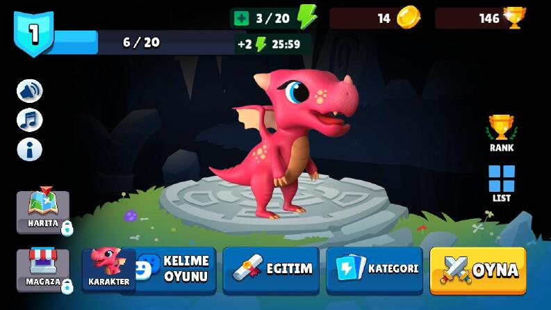İngilizce öğrenme oyunu ve çeviri uyhulaması