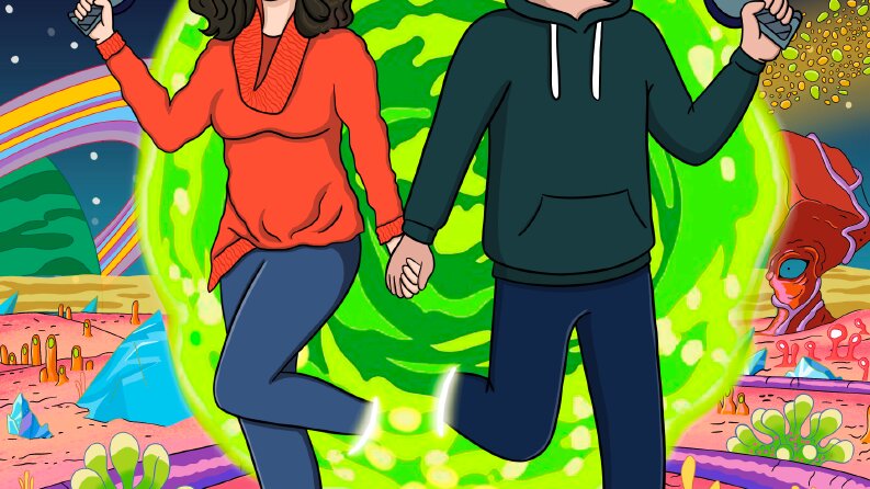  Rick and Morty çizimi