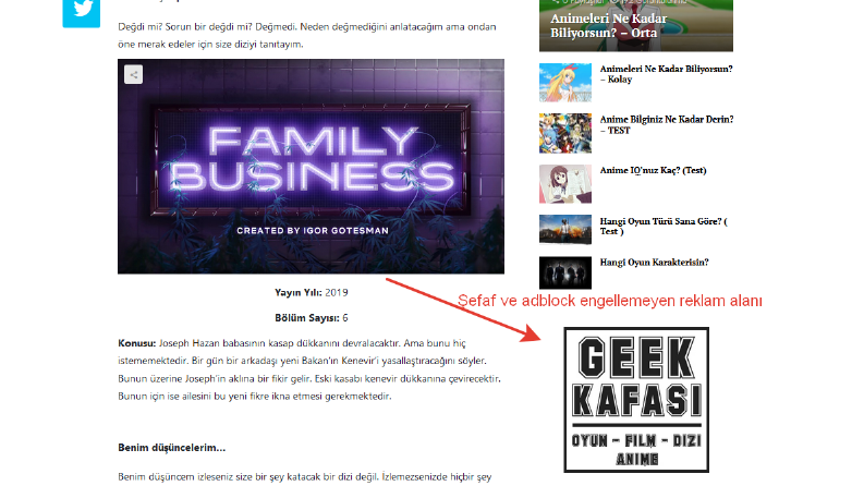 Oyun Sitesine Reklam Vermek