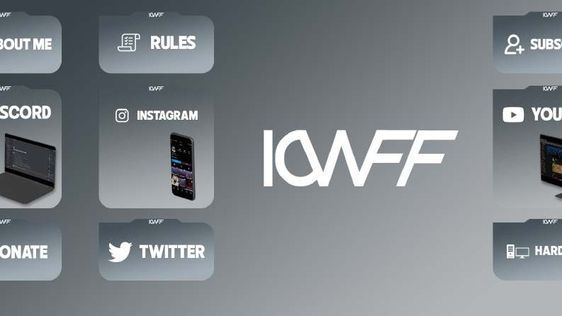 IOWFF kanalı için panel ve yayın giriş ekranı.