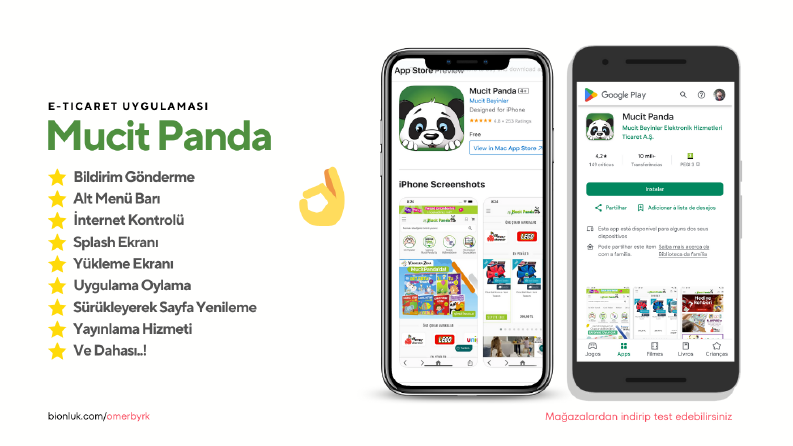 Mucit Panda - E-Ticaret Uygulaması
