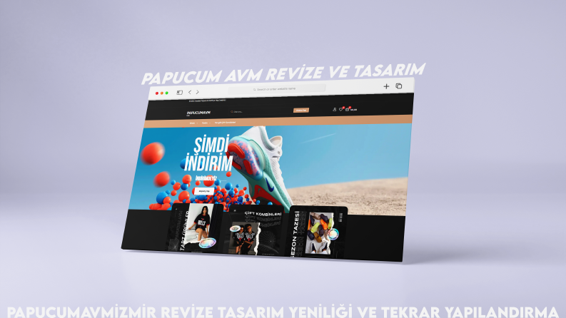 Papucum AVM İzmir - Site tasarımı revize ve yeniden yapım