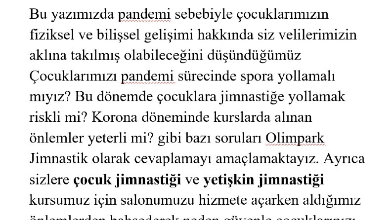 Blog yazısı 