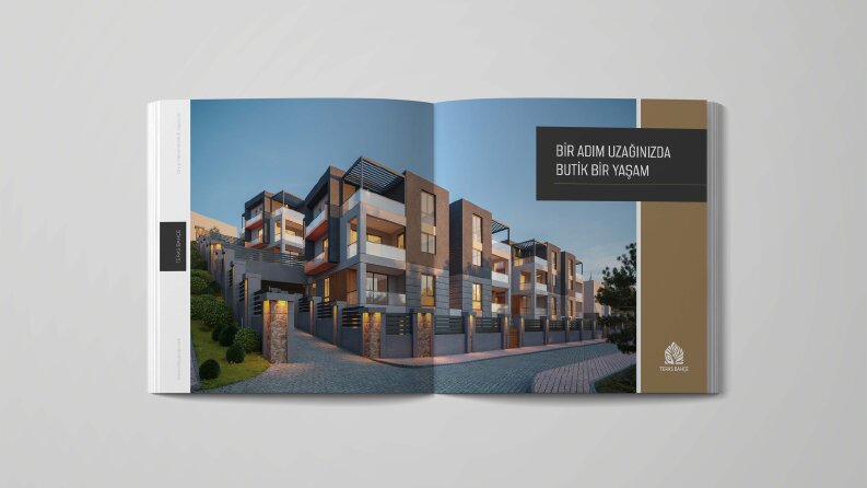 Teras bahçe konut projesi katalog
