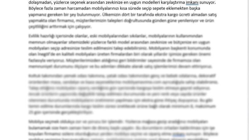 Web Sitesi İçeriği