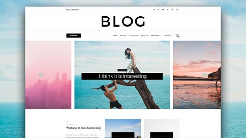 Blog sitesi tasarımı