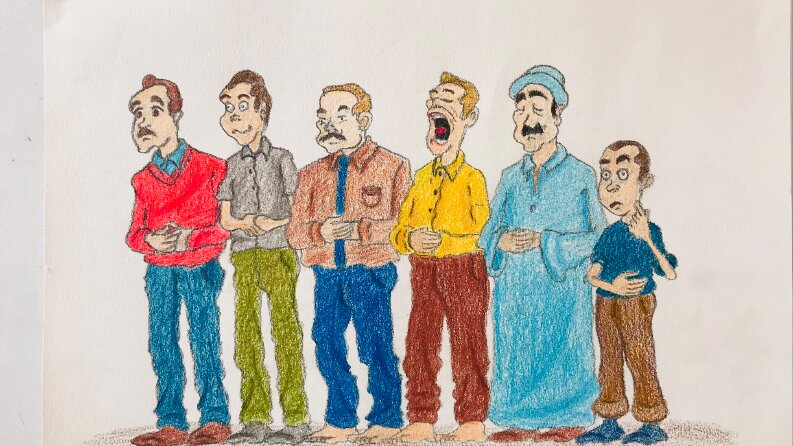 Karikatür çizimi