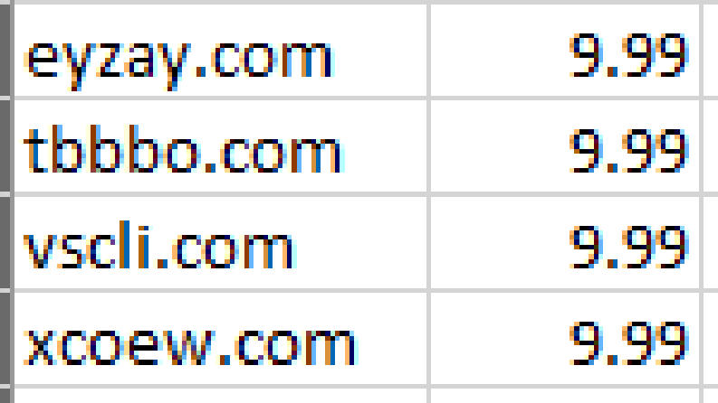 5 Harfli Kaydedilebilir Domain Adreslerinin Bulunması 