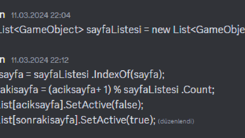 Unity Oyun Motoru ve C# Özel Ders