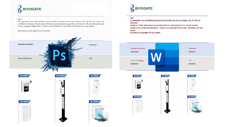Photoshop - Word Belge Dönüştürülmesi